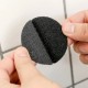 Self-adhesive Velcro for fastening - 50mm circle - black - 5 pcs - adhesive tape