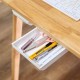 Self-adhesive drawer - white - 220x85x30mm - under-desk organizer for pens and small items Self-adhesive drawer - white - 220x85x30mm - under-desk organizer for pens and small items
