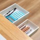 Self-adhesive drawer - white - 220x85x30mm - under-desk organizer for pens and small items Self-adhesive drawer - white - 220x85x30mm - under-desk organizer for pens and small items