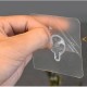Self-adhesive screw 4mm - 2 pcs - foil 60x60mm - wall holder