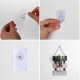 Self-adhesive screw 4mm - 2 pcs - foil 60x60mm - wall holder
