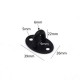 Ceiling hook - small black 39 mm - welded - hanger - handle