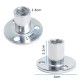 M10 lock nut with collar - 3-hole