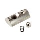 M5 sliding nut with a ball - keyway - for aluminum profiles 2020 - 10 pcs - TSLOT, T-NUT, TNUT