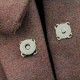 Magnetic clasp for sewing - 14mm - silver buckle