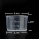 Measuring cup 10ml - Plastic container with measuring cup