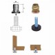 Wood double-threaded coupler M6x12mm - 10pcs - Furniture tab - Screw - Nut Wood double-threaded coupler M6x12mm - 10pcs - Furniture tab - Screw - Nut