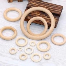 Wooden circle for DIY - 40x7mm - macrame hoop