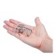 Metalinė dėlionė C tipo 8 vnt, - Vielos dėlionės - Loginė dėlionė
