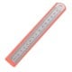 Metalinė liniuotė 15 cm - 6 coliai - 0.3 mm - dvipusė - tiksli
