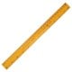 Medinė liniuotė 30 cm - 12 colių - 1 mm - dvipusė - tiksli