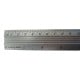 Metal ruler 30 cm - 12 inches - 1 mm - double-sided - precise