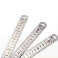 Metal ruler 50 cm - 0.3mm - double-sided - precise