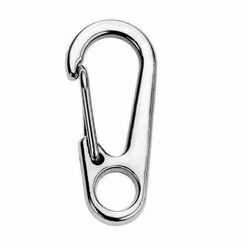 Metal snap hook 33x15mm - silver - Key snap hook - Survival Metal snap hook 33x15mm - silver - Key snap hook - Survival