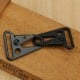 Metal Molle snap hook - 25x50x4mm - belt holder - EDC