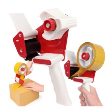 Metal dispenser for packing tape - 50 mm - tape feeder with handle - sealer