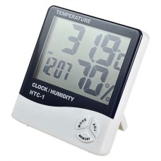 Weather Station - HTC-1 - Home Thermometer - Hygrometer - Clock - Alarm Clock