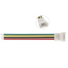 Micro JST plug with 100mm cable - 4 PIN pitch 1.25 - MCX - male (male)