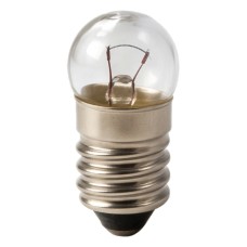 Mini lemputė 4.8V 0.5A - šiltai balta - elektros eksperimentams x5vnt