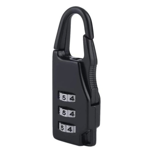 Mini Padlock With Code - 5.5cm - Black - Combination Lock Mini Padlock With Code - 5.5cm - Black - Combination Lock