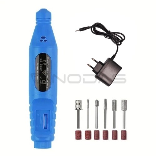 Mini šlifuoklis - USB - pjovimo ir šlifavimo diskų komplektas - 5V-9V - mėlynas Mini šlifuoklis - USB - pjovimo ir šlifavimo diskų komplektas - 5V-9V - mėlynas