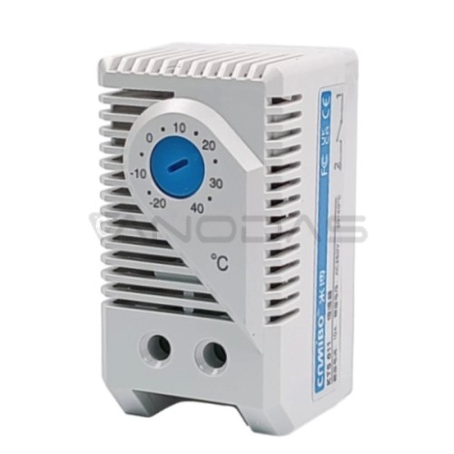 Mini termostatas - 0°-60°C - NC - KTO011 - 230VAC - atidarymo reguliatorius Mini termostatas - 0°-60°C - NC - KTO011 - 230VAC - atidarymo reguliatorius