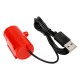 Mini vandens pompa su USB laidu - DC 5V - panardinama - raudona pompa Mini vandens pompa su USB laidu - DC 5V - panardinama - raudona pompa