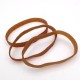 Modeling gum - ring 145mm x 3mm - with silicone - brown