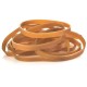 Modeling gum - ring 200mm x 10mm - with silicone - brown