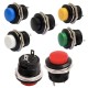 Momentinis mygtukas R13-507 - raudonas - 250V-3A - 16mm - monostabilus - apvalus