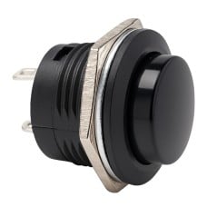 Momentinis mygtukas R13-507 - žalias - 250V-3A - 16mm - monostabilus - apvalus