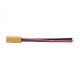 MT60 plug, 3 pins with cable - male 100mm - (small)