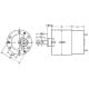 MT90 engine with gear - DC engine 12V 120rpm