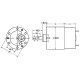 MT90 motor with gearbox - DC motor 12V 120 rpm