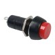 Mygtukas PBS-11A - 250V 1A - bistabilus - apvalus - raudonas