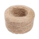 Natūralaus džiuto virvelė 100g - siūlai "pasidaryk pats" dekoracijoms ~40mb Natūralaus džiuto virvelė 100g - siūlai "pasidaryk pats" dekoracijoms ~40mb