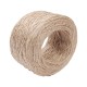 Natūralaus džiuto virvelė 100g - siūlai "pasidaryk pats" dekoracijoms ~40mb Natūralaus džiuto virvelė 100g - siūlai "pasidaryk pats" dekoracijoms ~40mb