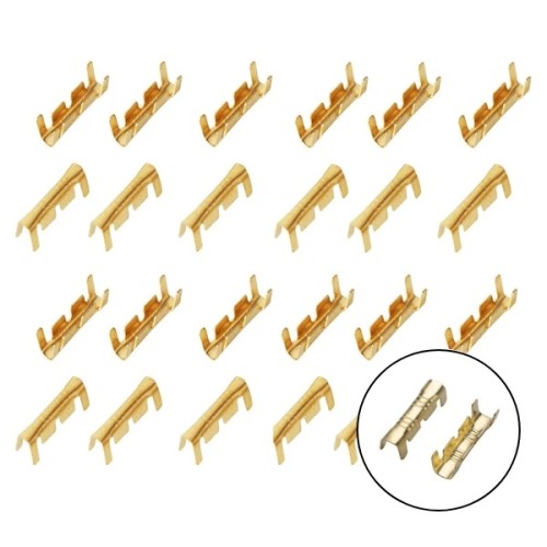 Uninsulated wire connector - for cable 0.3-1.5mm2 - 10pcs - Clamp connector Uninsulated wire connector - for cable 0.3-1.5mm2 - 10pcs - Clamp connector