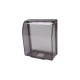 Waterproof cover for the socket - transparent - Cover with flap for the plug