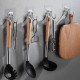Stainless steel double hook - Handle 70x70mm - Hanger for small items Stainless steel double hook - Handle 70x70mm - Hanger for small items