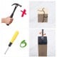 Anti-slip pad for N1 chair 30x30x10mm - screw-on furniture legs