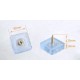 Anti-slip pad for N1 chair 30x30x10mm - screw-on furniture legs