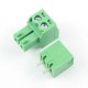 Detachable terminal strip 2 pin 15EDG KF2EDG - 3.5mm pitch - male and female