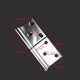 Removable screw-on hinge 100mm - universal - stainless steel flag hinge
