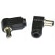 DC power plug - 5.5x2.1 - angled - plug for mounting