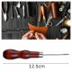 Leather awl - pear - 14.5cm - for upholstery - wooden handle Leather awl - pear - 14.5cm - for upholstery - wooden handle