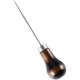 Leather awl - pear - 11.5 cm - for upholstery - wooden handle