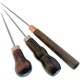 Leather awl - straight - 16.5 cm - for upholstery - wooden handle