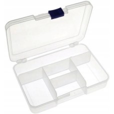 Organizatorius 5 skyriai 145x98x33mm - konteineris smulkiems daiktams