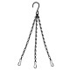 Pakabinamo puodo grandinėlė - 58 cm - triguba - pakabinamos grandinėlės